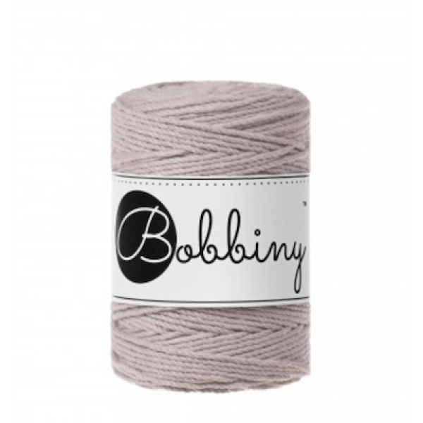 Bobbiny Makramee Kordel 3PLY 1.5 mm - Pearl